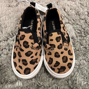 Old Navy Leopard Ears Slip On Sneakers NWT